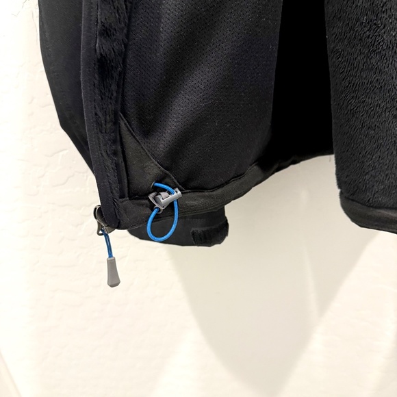 The North Face Mens Jacket Black/ Blue Trim and Logo Mens Large C848 - Picture 5 of 8